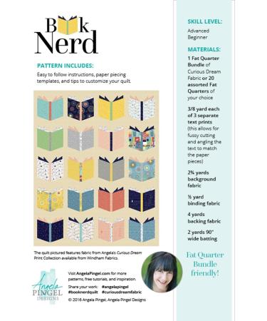 Angela Pingel Designs Book Nerd Pattern - Buy Online on GoSupps.com