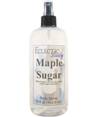 Maple Sugar Body Spray 16 ounces Body Mist for Women with Clean Light & Gentle Fragrance Long Lasting Perfume with Comforting Scent for Men & Women Cologne with Soft Subtle Aroma For Daily Use 16 Fluid Ounces