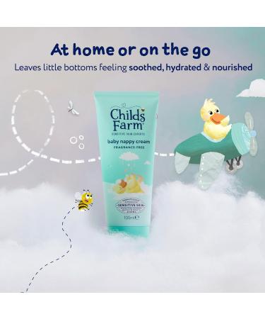 Childs Farm Baby Nappy Cream Fragrance Free Moisturising & Hydrating Suitable for Newborns with Dry Sensitive & Eczema prone Skin - 3.3 Oz - Buy Online on GoSupps.com