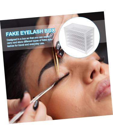Bo te de Rangement pour Faux Cils Transparente Acrylique Couches tui Compact et L ger pour Organiser et Prot ger les Extensions de Cils pour Voyage et Maquillage - Buy Online on GoSupps.com