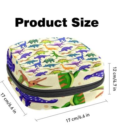 Portable Dinosaur Storage Bags for Women's Bandages & Menstrual Pads - Cute & Functional | Ideal for School & Office - Buy Online on GoSupps.com
