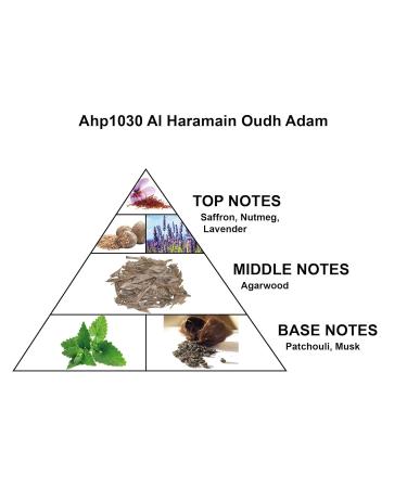Al Haramain Oudh Adam Eau De Parfum Spray for Men 2.5 Ounce - Buy Online on GoSupps.com