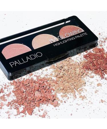 Palladio I'm Glowing Illuminating Highlighting Palette - High Pigmented Shimmery Bronzer Powder Set - Buy Online on GoSupps.com