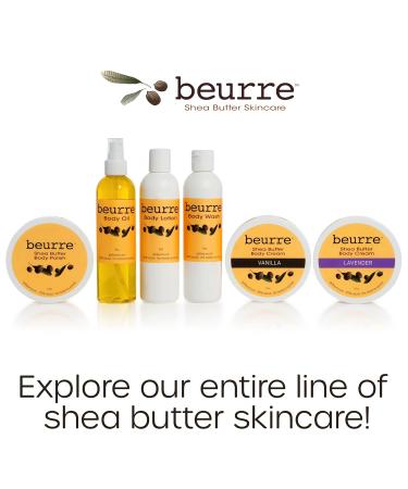 Beurre Shea Butter Body Polish Sugar Scrub with Skin Nourishing Oils for All Skin Types - Vegan Skin Care Light Non-Greasy - Soothing Hydrating Non-Toxic | 7.8 oz. - Buy Online on GoSupps.com