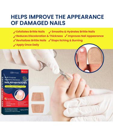 Extra Strength Toenail Fungus Treatment - Nighttime Patches for Nail Repair & Fungal Care (20 Count - Buy Online on GoSupps.com