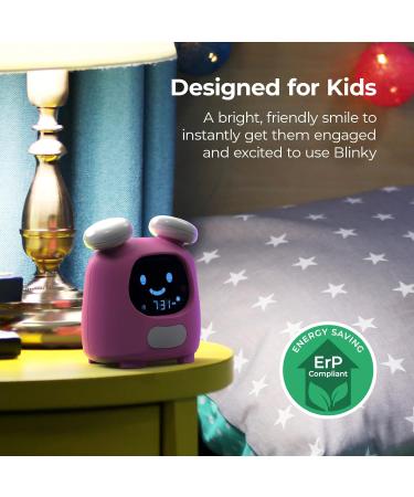 i-box Blinky Alarm Clock for Kids | Sleep Trainer & Night Light | Soothing Sounds & Lullabies | Ideal Gift for Christmas & Birthdays | Pink - One Size - Buy Online on GoSupps.com
