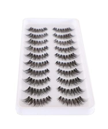 Newcally Natural Wispy Cat Eye False Eyelashes - Hand-Knotted Soft Light Volume Multipack - Buy Online on GoSupps.com