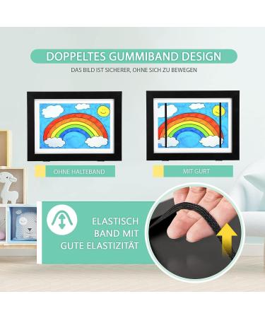 Nibser Front Opening Picture Frames for Children's Drawings | Fillable Kids Art Frames - International Shipping - Buy Online on GoSupps.com