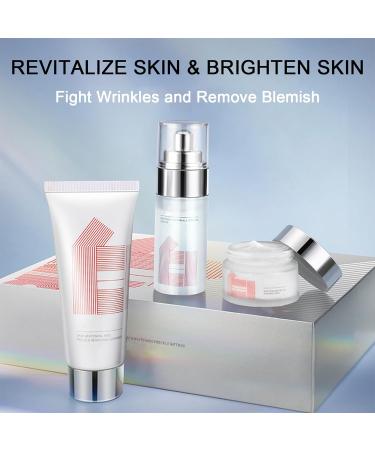Skincare Gifts for Women Skin Care Sets & Kits Pamper Gifts for Her Moisturize Refreshing Facial Kit with Face Serum-Cleanser-Face Cream Gift Set for Brighten Skin Tone - Buy Online on GoSupps.com
