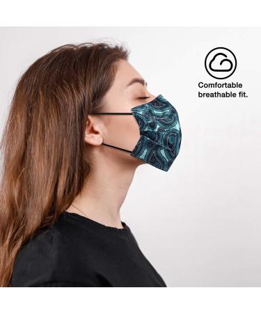 NU R Paisley Disposable Face Mask with Filter Layer - 10 Pack | Elastic Earloop | Retail Sealed Bags - PAISLEY-011 - Buy Online on GoSupps.com