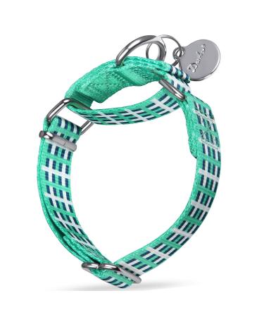 Then martingal collars for dogs adjustable-heavy duty-soft-smooth light they go the dog for large/small dogs (medium 2.5cm wide blue-green and white plaid) middle 2.5cm wide blue-green and white plaid - Buy Online on GoSupps.com