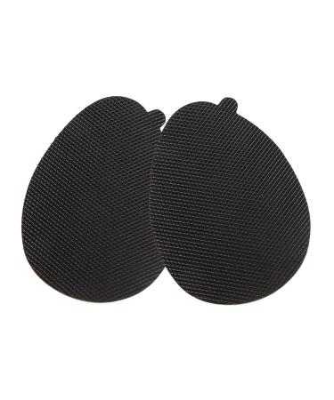 40 Pcs Cowhells Insoles Shoe Insoles Anti-Slip Stickers Shoes Cushion Forefoot Shoes Pad Half Insoles Blackx2pcs 9*6.5cmx2pcs