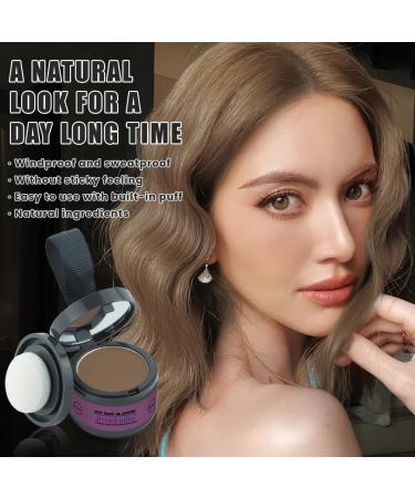 Hairline Powder for Women - Instant Gray Root Cover Up Stain-Proof & Windproof Brown 0.14 Oz - Compact Puff & Mirror Included - Buy Online on GoSupps.com