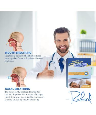 Mouth Tape for Sleeping & Snoring - 120Pcs - Reduce Snoring & Improve Sleep Quality - Buy Online on GoSupps.com
