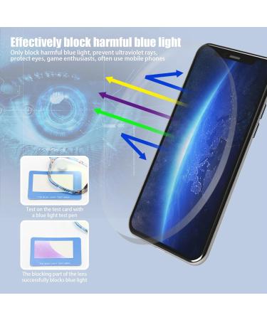 Kyaoayo Anti-Blue Reading Glasses for Men & Women | High-Quality Retro Rectangular Design | Comfortable Spring Hinges | 3 Diopters Super Reading Aid - Buy Online on GoSupps.com