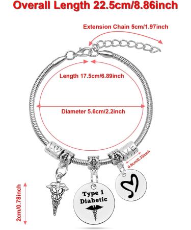Type 1 Diabetic Gifts for Women | Inspirational Diabetes Awareness & Encouragement Gifts for Girls & Grandmas | Perfect Christmas & Birthday Presents - Buy Online on GoSupps.com