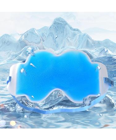 Gel Eye | Reusable Gel Eye - Transparent TPU Sleeping Aid Equipment for Home Business Business Trip Travel Car Blue - Buy Online on GoSupps.com