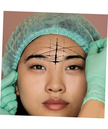 Gogogmee Ink Pattern Embroidery Thread Ruler Brows Eyebrow Mapping Thread Brow Stencil Brow Ruler Draw a Line - Buy Online on GoSupps.com