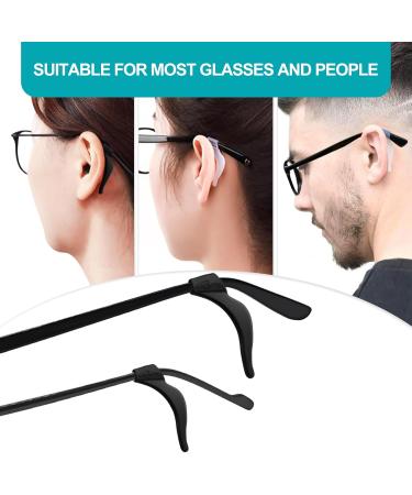 Qufiiry Anti-Slip Glasses Holder 16 Pairs Universal Ear Bracket Hooks for Sunglasses & Reading Glasses - Buy Online on GoSupps.com