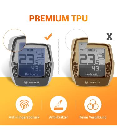 Clopae 2-Pack E-Bike Display Protection Cover for Bosch Intuvia | Transparent Protective Shell Against Stones & Water | Essential E-Bike Accessories - Green - Buy Online on GoSupps.com