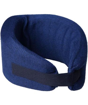 ZHIYE Adjustable Super Soft Neck Brace in Blue - L Size Cervical Collar for Pain Relief and Comfortable Sleep - Suitable for Men, Women, and Elderly - Buy Online on GoSupps.com