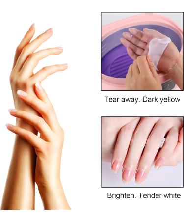 Forever Speed Paraffin Bath Set - 3400ml Wachsbad for Dry Hands & Feet | 900g Paraffin Wax Temperature Display 200W | Ideal Spa Gift in Pink - Buy Online on GoSupps.com