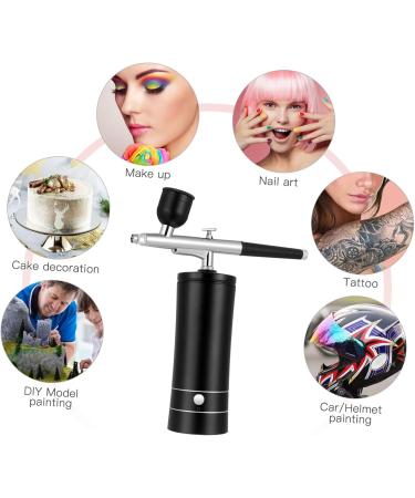 Baluue 1 Set ( usb) Air Brush for Barber Air Brush Kit Nail Airbrush Cordless Aluminum Alloy 12.00X4.20X4.20CM - Buy Online on GoSupps.com