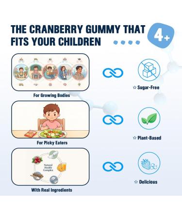 ABYSSUS Cranberry Gummies for Kids D-Mannose with Cranberry Supplement Elderberry & Vitamin C & Zinc Urinary Tract Health & Immune Support 60 Count - Buy Online on GoSupps.com