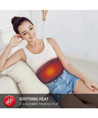 Comfier Heating Pad for Back Pain - Vibration Massage, Fast Heating with Auto Shut Off - Pain Relief for Lumbar, Abdominal & Legs - Gifts for Men - Buy Online on GoSupps.com