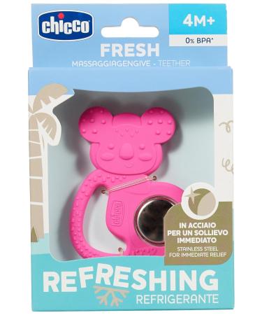 CHICCO Cooling Teething Ring for 4 Months+ - Pink | International Shipping Available - Buy Online on GoSupps.com