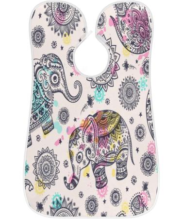 Beard Bib Apron for Men | Non-Stick Waterproof Hair Catcher & Grooming Cape with Elephant Design - Perfect for Shaving & Trimming - Buy Online on GoSupps.com