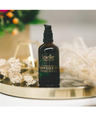 Loelle 100% Natural Hemp Oil - Organic Cold-Pressed Q10 Antioxidant Treatment (100ml) - Buy Online on GoSupps.com