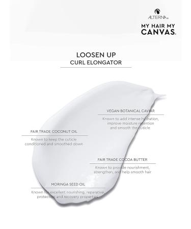 My Hair. My Canvas. Loosen Up Vegan Curl Elongator - Lengthen & Define Curls for Curly Coily & Textured Hair | 5.0 oz | International Shipping Available - Buy Online on GoSupps.com
