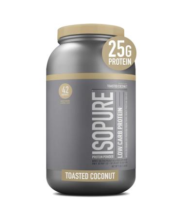 Isopure Low Carb Protein Powder Toasted Coconut 3 lb (1.36 kg)