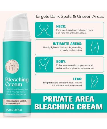 Body Brightening Cream Moisturizing Skin Lightening Lotion Dark Spot Treatment Light Fragrance Reduces Dryness 50ml for Girlfriend Wife - Buy Online on GoSupps.com