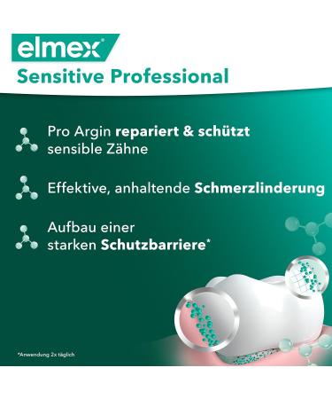 Elmex Toothpaste Sensitive Professional 75 ml | Fast Pain Relief & Cavity Protection for Sensitive Teeth - Shop Now! - Buy Online on GoSupps.com