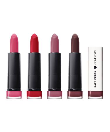 COVERGIRL Katy Kat Gift Set with Matte Lipsticks in Crimson Cat Kitty Purry Magenta Minx and Maroon Meow (packaging may vary)