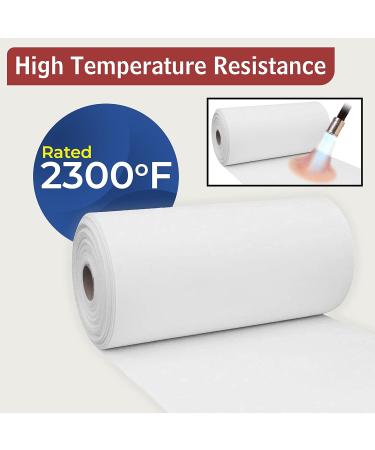 Simond Ceramic Fiber Paper Non Asbestos Fireproof Kiln Shelf Liner 7620 x 610 x 3 - 3 MM Thick - Buy Online on GoSupps.com