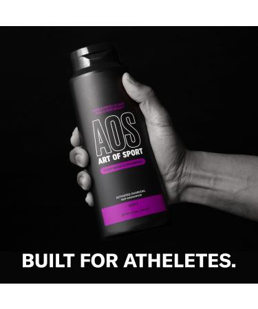 Art of Sport Men's Body Wash - Charcoal & Tea Tree, Sandalwood Fragrance, 16 fl oz (Pack of 2) - Buy Online on GoSupps.com