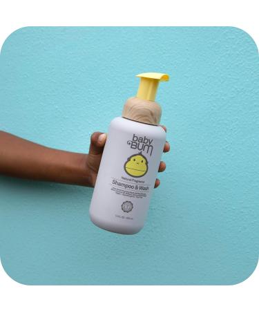 Baby Bum Shampoo & Wash - Tear Free Foaming Soap with Coconut Oil | Sensitive Skin Formula | Gluten Free & Vegan | 12 FL OZ - Buy Online on GoSupps.com