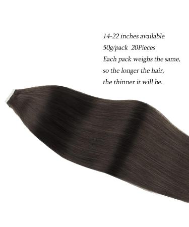 Real Human Hair Tape Extensions - Seamless & Reusable Deep Black 30g | 20 Pieces 1B 30cm - Buy Online on GoSupps.com