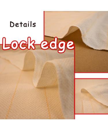 Monk's Cloth for Rug Tufting - 1m x 2.1m - Overlocking Tufting Fabric with Marked Lines - Buy Online on GoSupps.com