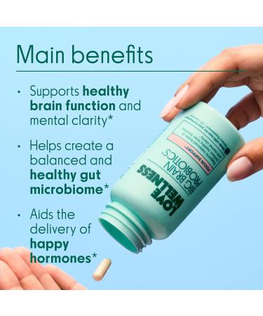 Love Wellness Daily Love Multivitamin & Big Brain Probiotics | Mind and Body Duo | Womens Vitamin and Probitoic 15 Count (Pack of 2) - Buy Online on GoSupps.com