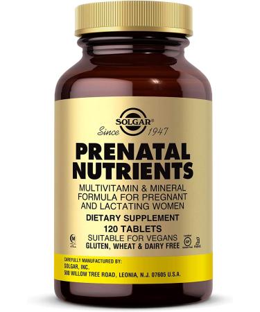 Solgar Prenatal Nutrients Multivitamin & Mineral 120 Tablets