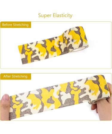 Buy Twirush 12 Rolls Self-Adhesive Bandage for Pets & Humans - Waterproof Elastic Hand Tear Tape - Ideal for Pet Care & Wound Protection (5cm x 4.5m) - Buy Online on GoSupps.com