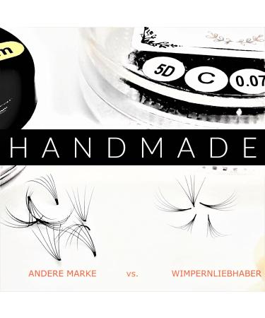 Handmade Eyelash Extensions | 6D 0.07mm (D Curl 15mm) | 500 Compartments & 3000 Volume Options | International Shipping - Buy Online on GoSupps.com