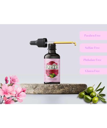 Kyria Greek Extra Virgin Olive Oil for Skin Care - 100% Pure Cold Pressed Body & Face Moisturizer - Vitamin E & Active Skin Repair - 2 FL OZ - Buy Online on GoSupps.com