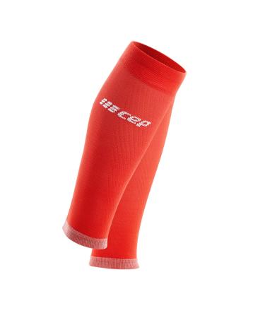 CEP - ULTRALIGHT COMPRESSION CALF SLEEVES for men | Calf sleeves with compression 4 Lava/Light Grey