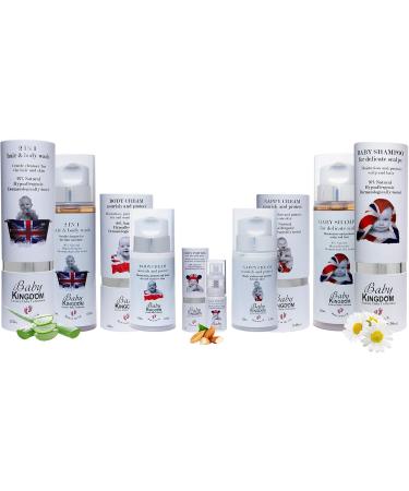Baby Kingdom Collection Body Cream - Moisturizes Protects and Heals Dry and Sensitive Skin 98% Naturally and Hypoallergenic 150 mL (5.28 Fl Oz) - Buy Online on GoSupps.com