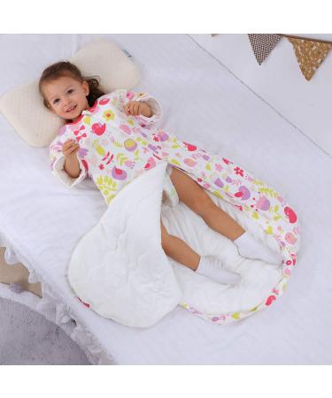 MIKAFEN Organic Cotton Baby Sleeping Bag 3.5Tog | Long Sleeves, 24-28in/3-6 Months - Buy Online on GoSupps.com